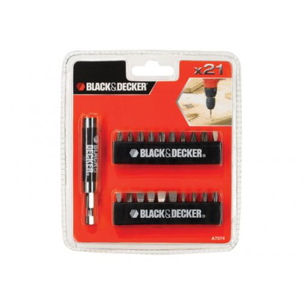 A7074  21 szt. zestaw akcesoriów wkrętarskich