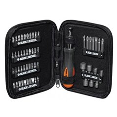 A7104  56 szt. zestaw akcesoriów wkrętarskich