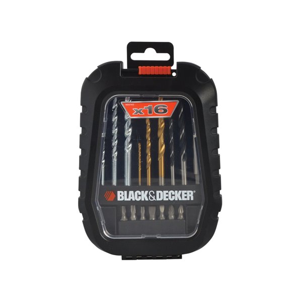 A7186  16 szt. zestaw akcesoriów wiert.-wkręt.