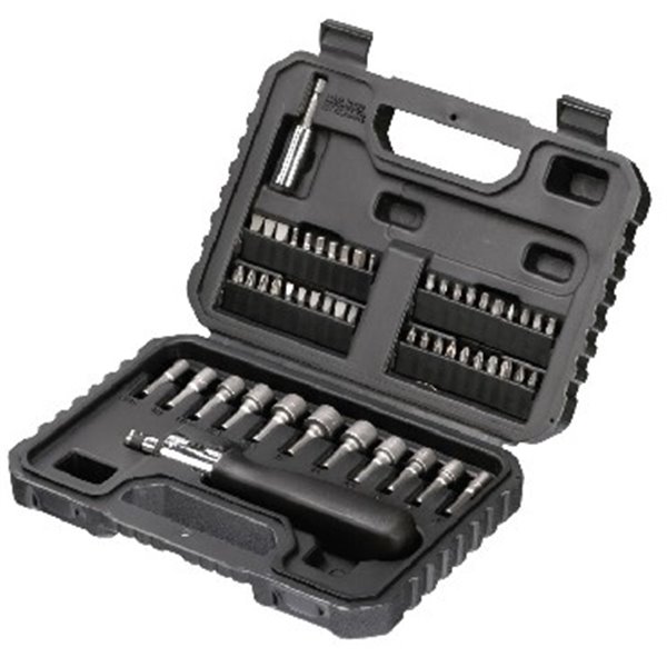 A7218  Zest.akc.53 szt. wkręt.+końc.nasadkowe