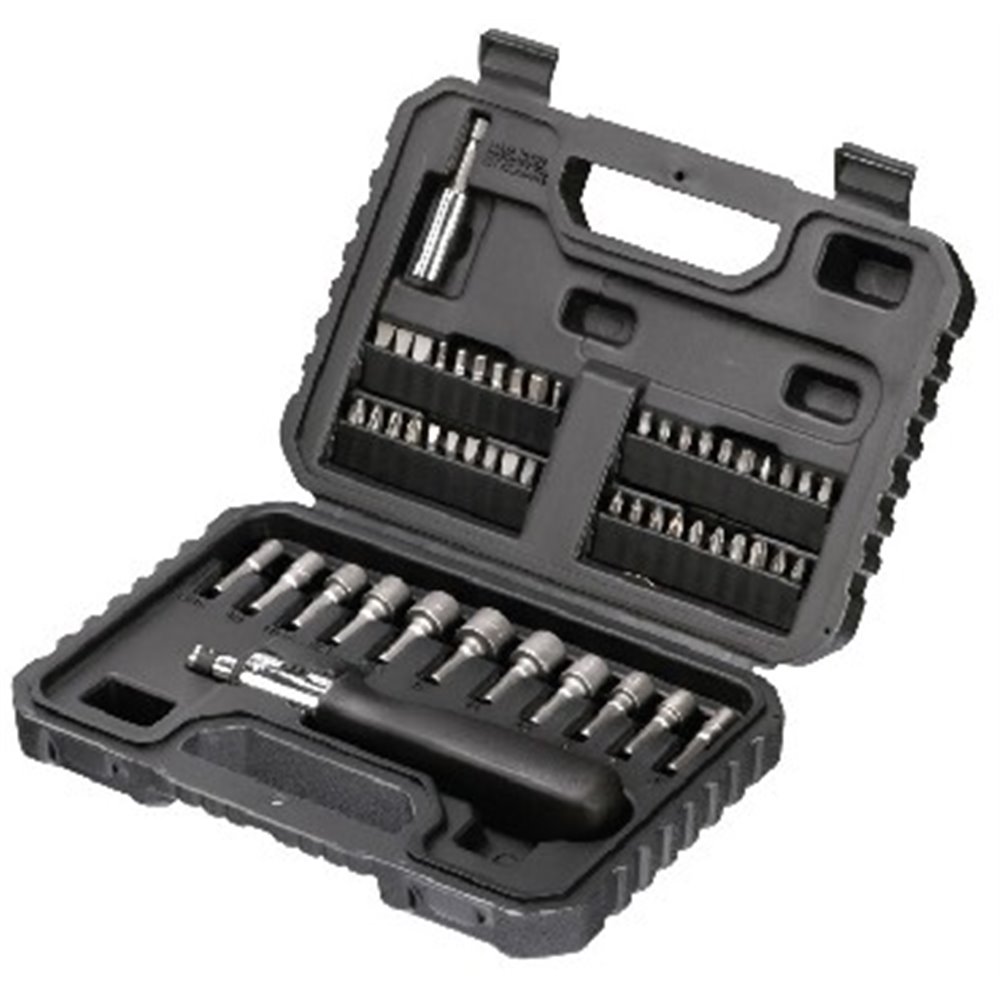 A7218  Zest.akc.53 szt. wkręt.+końc.nasadkowe