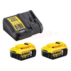 DCB115P2 ładowarka + dwa akumulatory 18V 5Ah