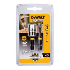 DT70536T Udarowa końcówka wkrętarska Torsion 2 x Ph2 + uchwyt