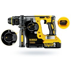 DCH274P2 3-funkcyjna Młotowiertarka sds-plus xr li-ion 18 v
