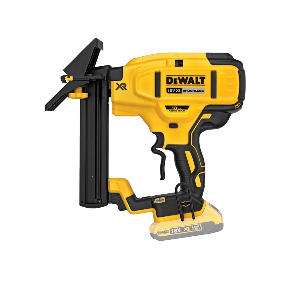 DCN682N Zszywacz do desek podłogowych 18ga xr li-ion z silnikiem bezszczotkowym 18V bez aku