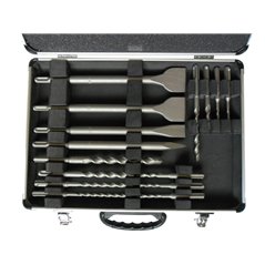 DT9679 zestaw 15-częściowy szpiców i dłut SDS-plus w walizce