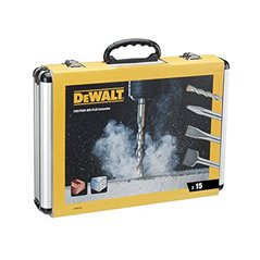 DT9679 zestaw 15-częściowy szpiców i dłut SDS-plus w walizce