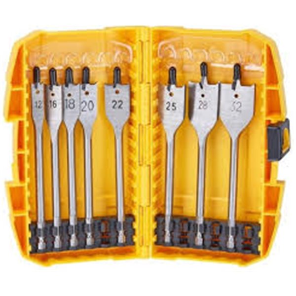 DT4842 zestaw wierteł płaskich do drewna