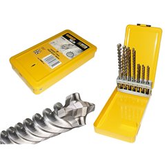 DT8976 Zestaw wierteł do betonu SDS-Plus EXTREME XLR (7szt)