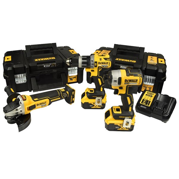 DCK384P2T Zestaw narzędzi akumulatorowych