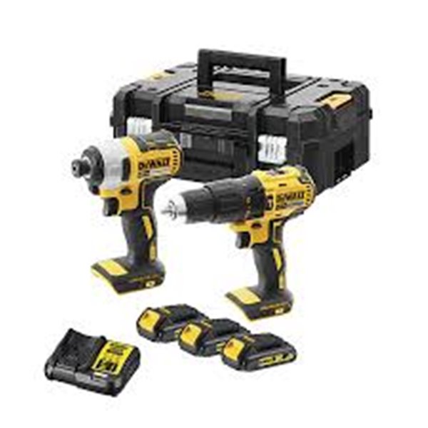 DCK2060S3T Zestaw narzędzi akumulatorowych