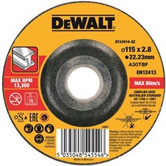 DT43910 Tarcza 115x3mm do cięcia metalu