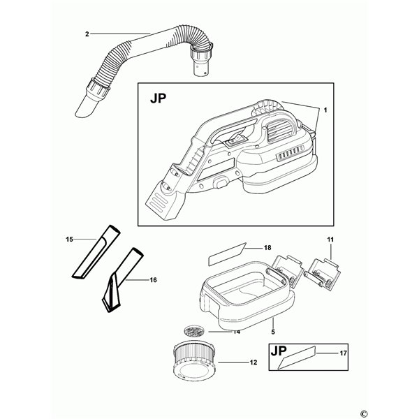 DC5151H Filtr do odkurzacza DCV517N Część 12