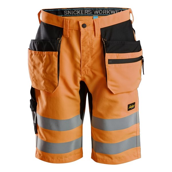 6131 Spodnie Krótkie Odblaskowe LiteWork+ z workami kieszeniowymi, EN 20471/1