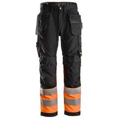 6233 Spodnie Odblaskowe AllroundWork+ z workami kieszeniowymi, EN 20471/1