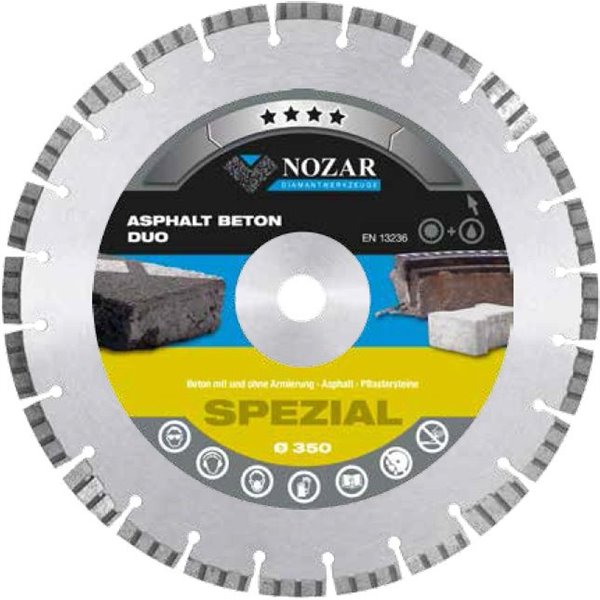 Duo Asfalt Beton 10 350mm Profi Line