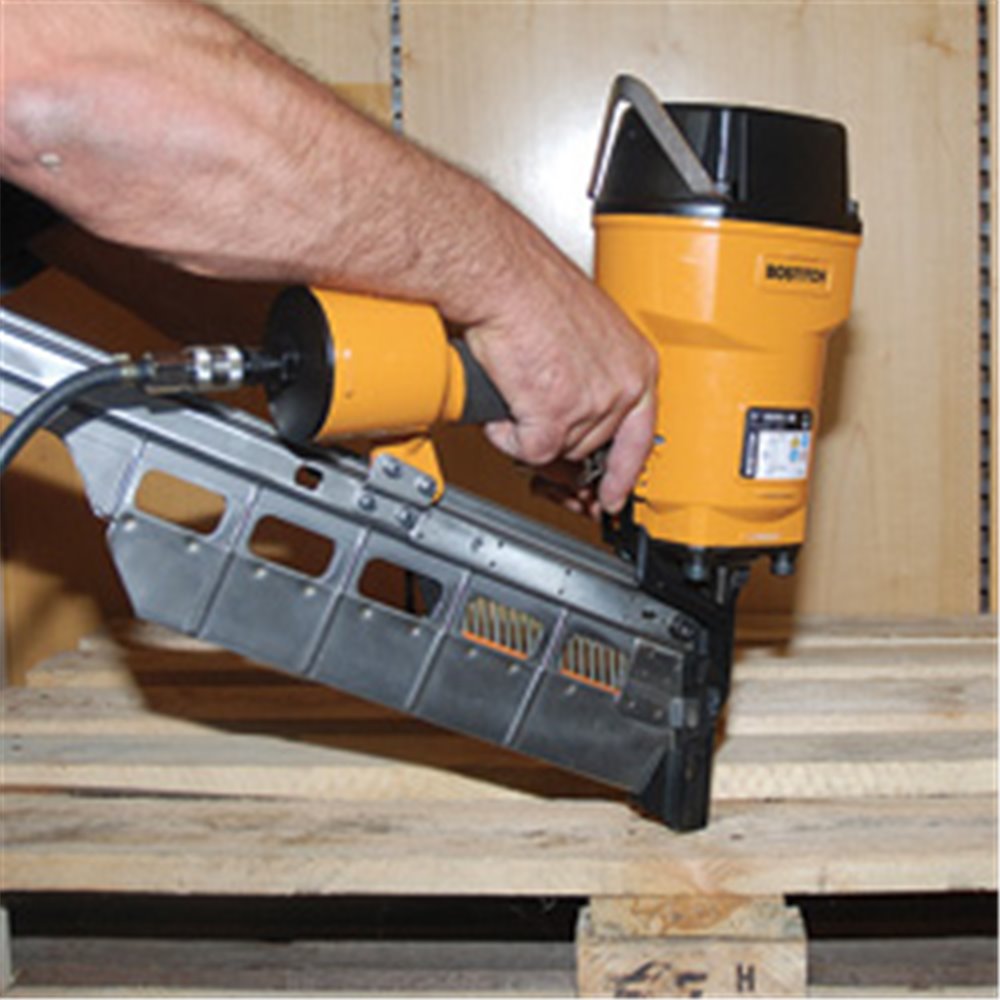 BRT130-E GWOŹDZIARKA BRT130 NA GWOŹDZIE ŁĄCZONE SZEREGOWO POD KĄTEM 21° 130MM MAX