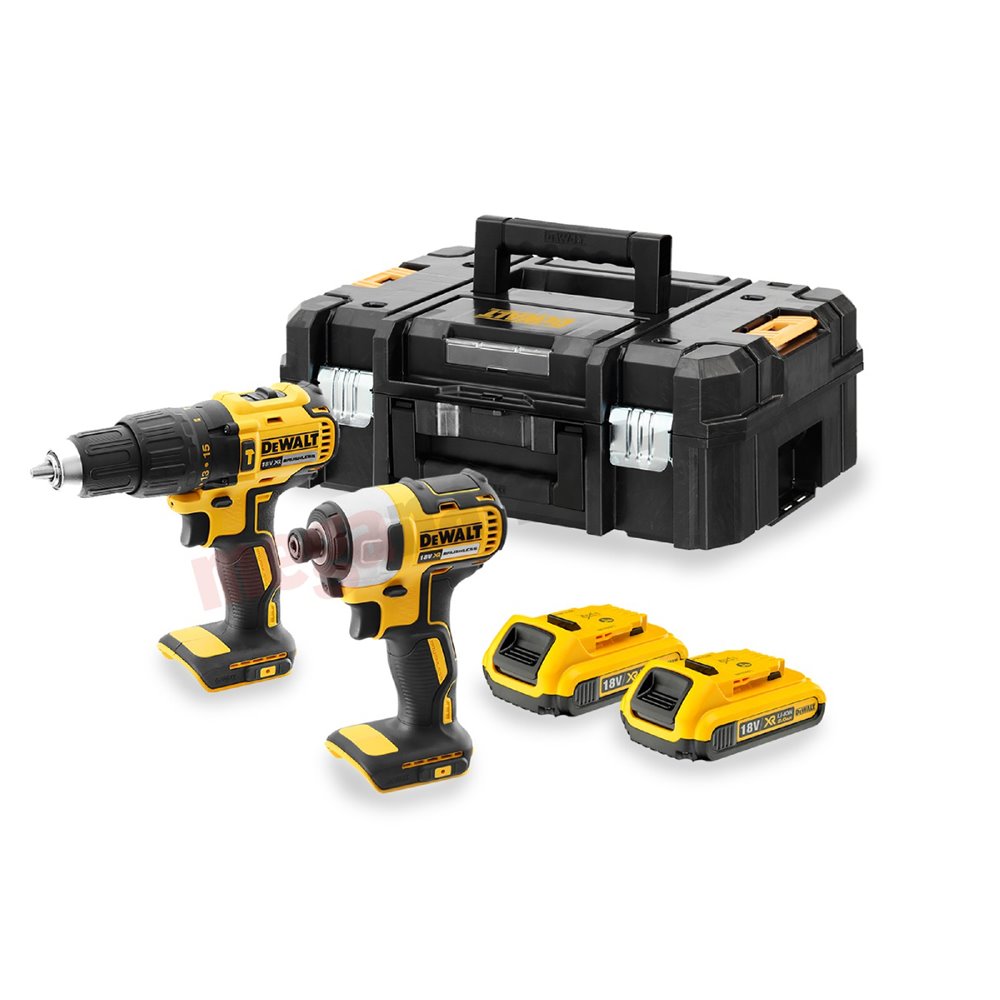 DCK2060D2T DEWALT 18 V zestaw COMBO DCD778, DCF787, 2x2,0Ah