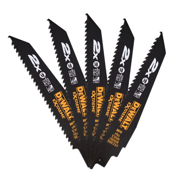 DT2300L Brzeszczoty do drewna z gwoźdz. (5szt) 152mm