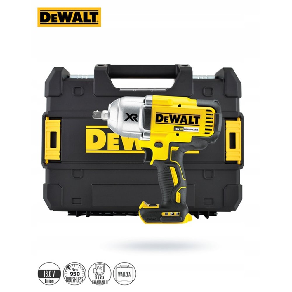 DCF899NT Akumulatorowy klucz udarowy 18V (1/2")