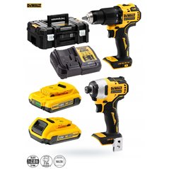 DCK2062D2T Akumulatorowy zestaw COMBO 18V 2Ah