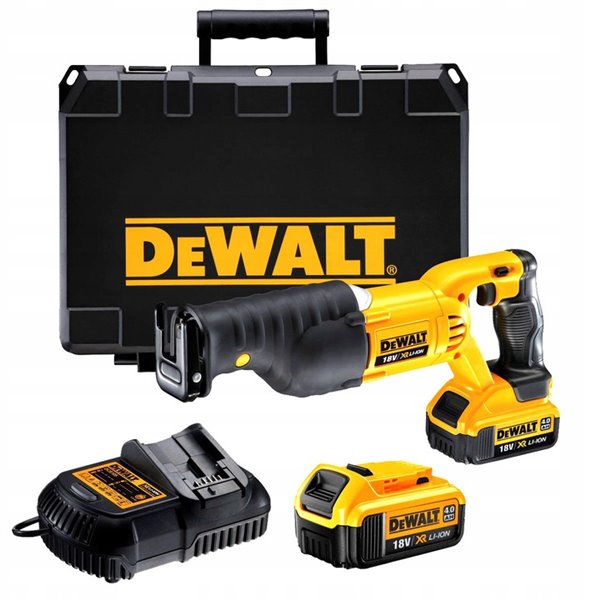 DCS380M2 Pilarka szablasta 18V 2 akum LI 4,0Ah kufer