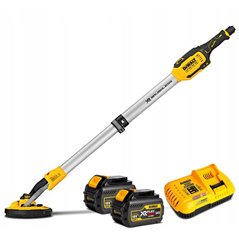DCE800T2 Akumulatorowa szlifierka do płyt g-k + ładowarka + akumulatory