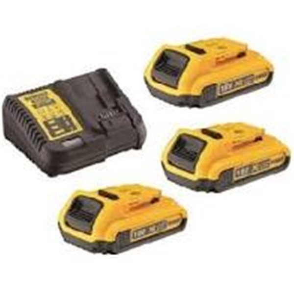 DCB115D3 ładowarka + dwa akumulatory 2Ah