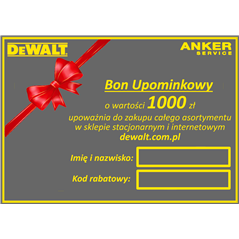 Bon podarunkowy 1000zł