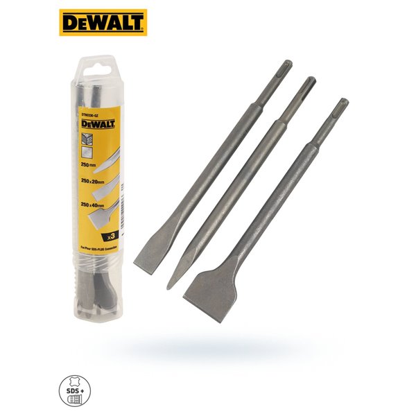 DT60330 Zestaw dłut SDS+