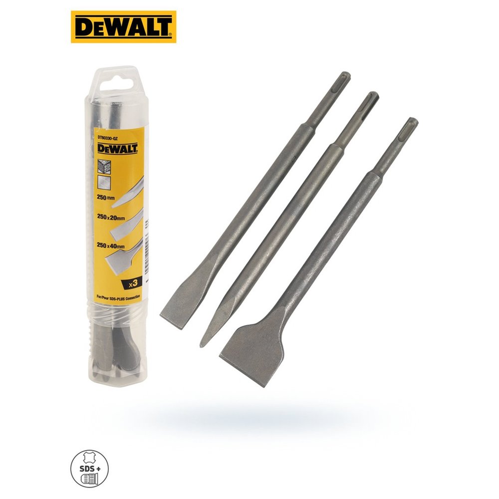 DT60330 Zestaw dłut SDS+