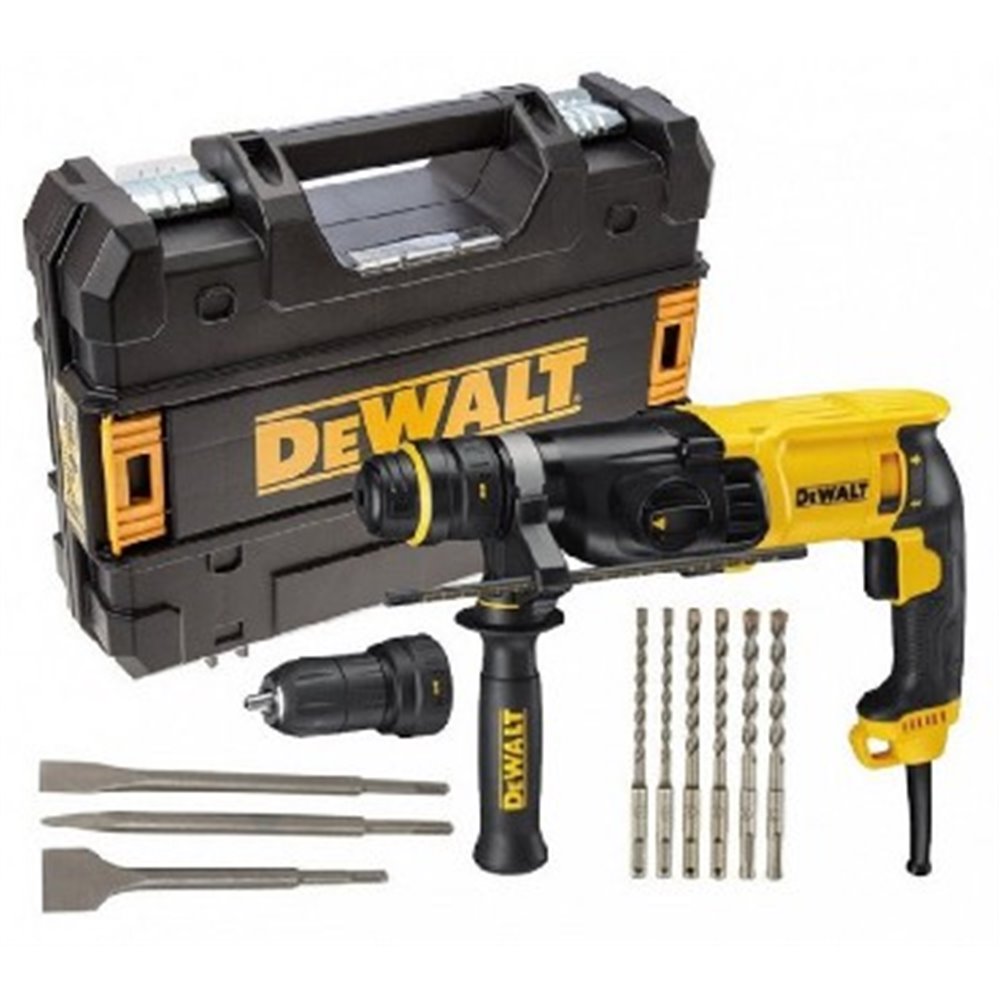 D25134KP Młotowiertarka 3-funkcje 800W, kufer 