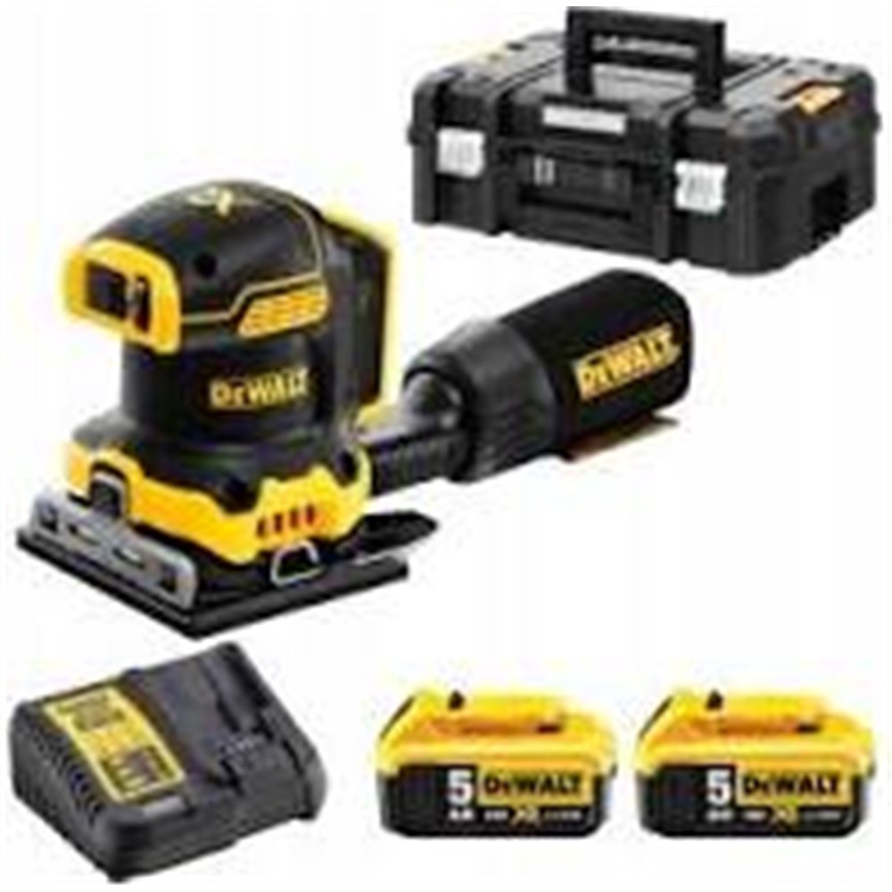 DCW200P2 8V XR SZLIFIERKA OSCYLACYJNA 1/4 2aku 5Ah