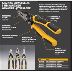 DWHT0-70277 Szczypce uniwersalne wydłużone