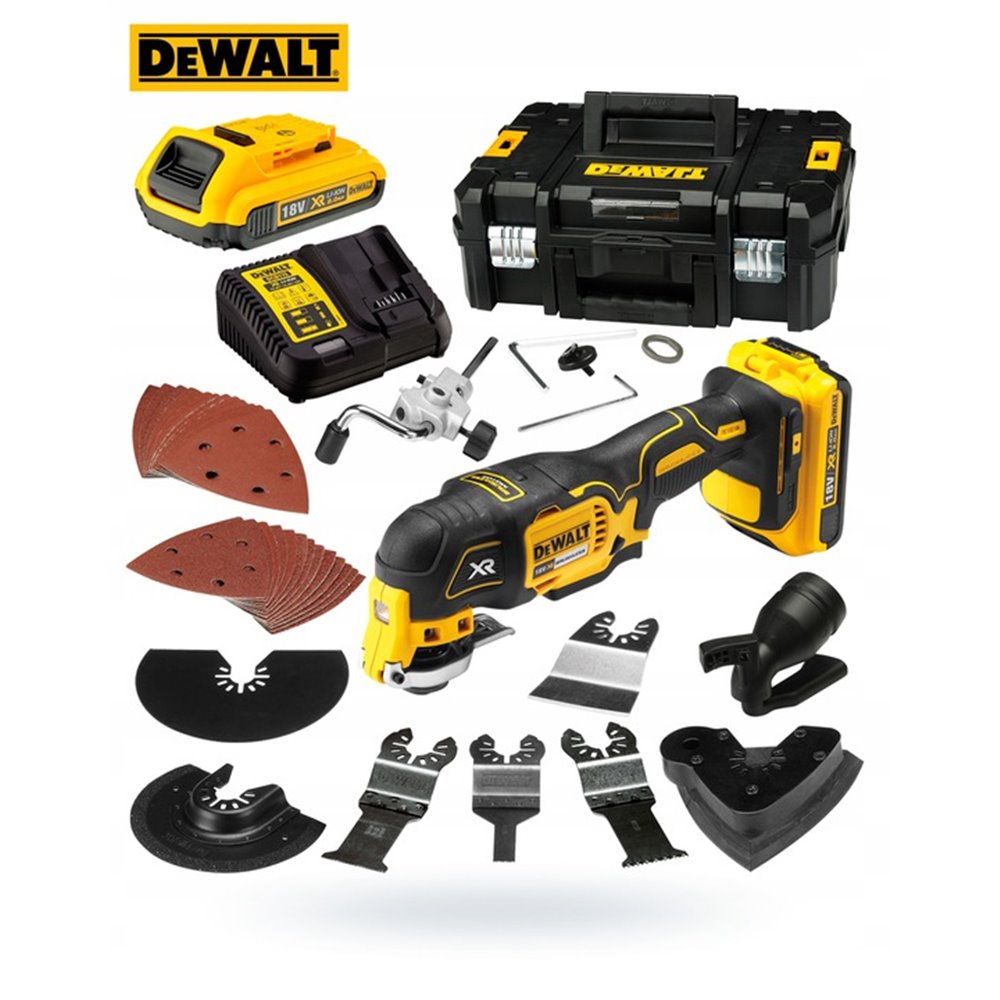 DCS355D2  Narzędzie oscylacyjne Multi-Tool XR 18V 2x2Ah