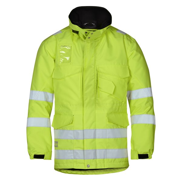 1823 Kurtka Zimowa Odblaskowa - długa