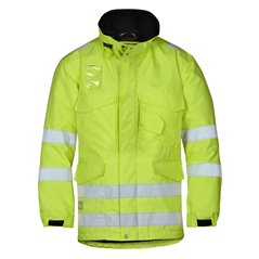 1823 Kurtka Zimowa Odblaskowa - długa