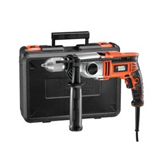 KR911K  Wiertarka udarowa 910 W, 13 mm, 2 biegi, kuferek