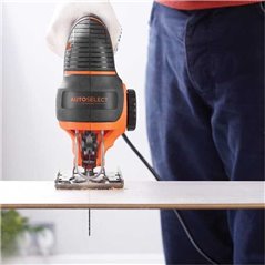 KS801SEK  Wyrzynarka Autoselect 550W, z ruchem wahadłowym, w walizce